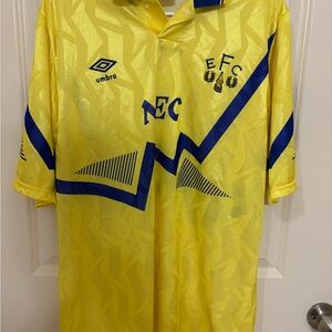 Umbro Everton 1990/91 Away Soccer Jersey Size XL
